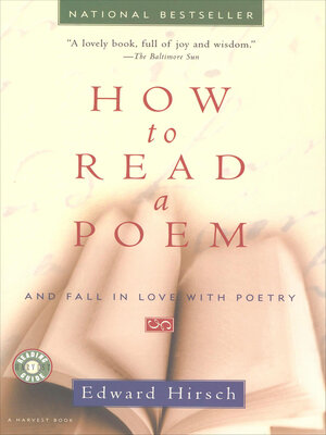 cover image of How to Read a Poem